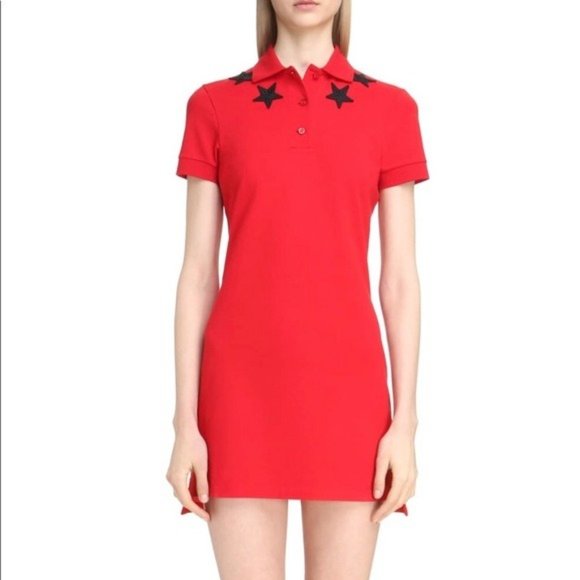 Givenchy Star Embellished Polo Dress - Picture 1 of 4